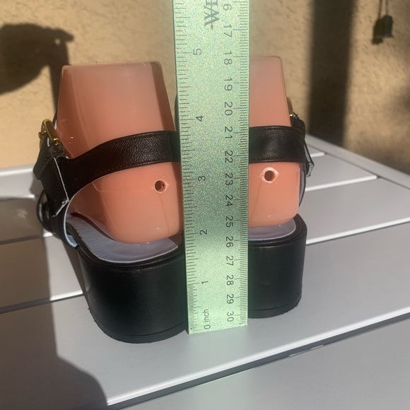 Sesto Meucci black leather sandals size 7.5 M - Picture 3 of 13